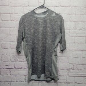 Adidas Techfit Climalite Compression Shirt‎ Mens L Athleisure Workout Activewear